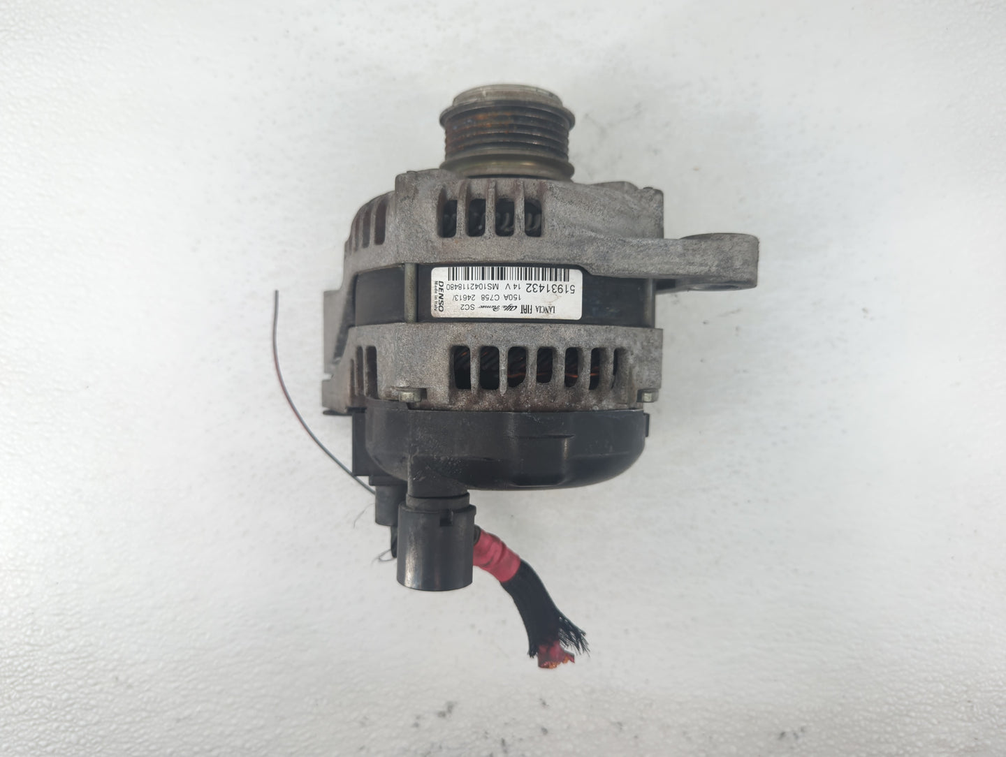 2014-2017 Fiat 500 Alternator Replacement Generator Charging Assembly Engine OEM P/N:51931432 Fits Fits 2014 2015 2016 2017 