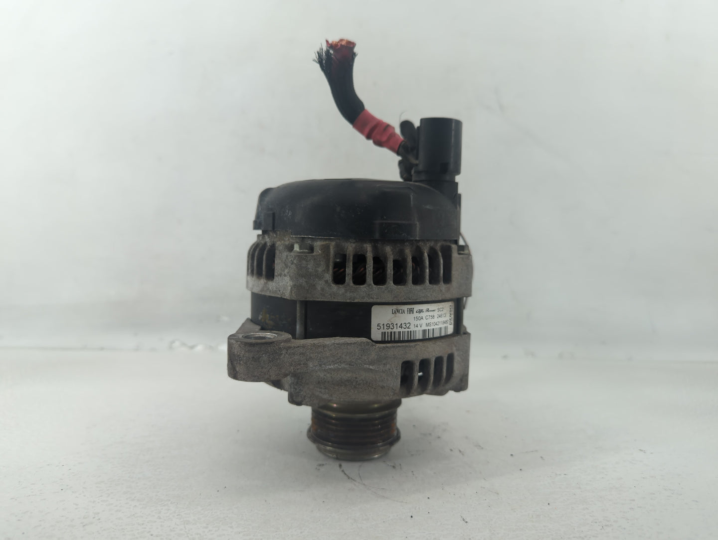 2014-2017 Fiat 500 Alternator Replacement Generator Charging Assembly Engine OEM P/N:51931432 Fits Fits 2014 2015 2016 2017 