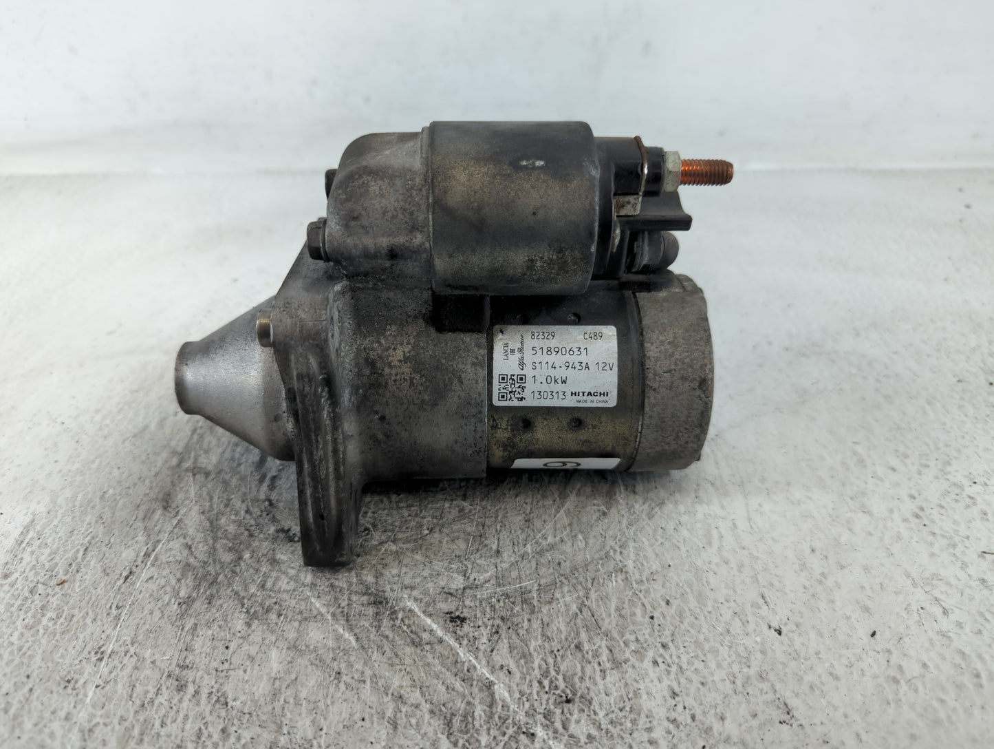 2014-2017 Fiat 500 Car Starter Motor Solenoid OEM P/N:51890631 82329 C489 Fits Fits 2014 2015 2016 2017 2018 OEM Used Auto P