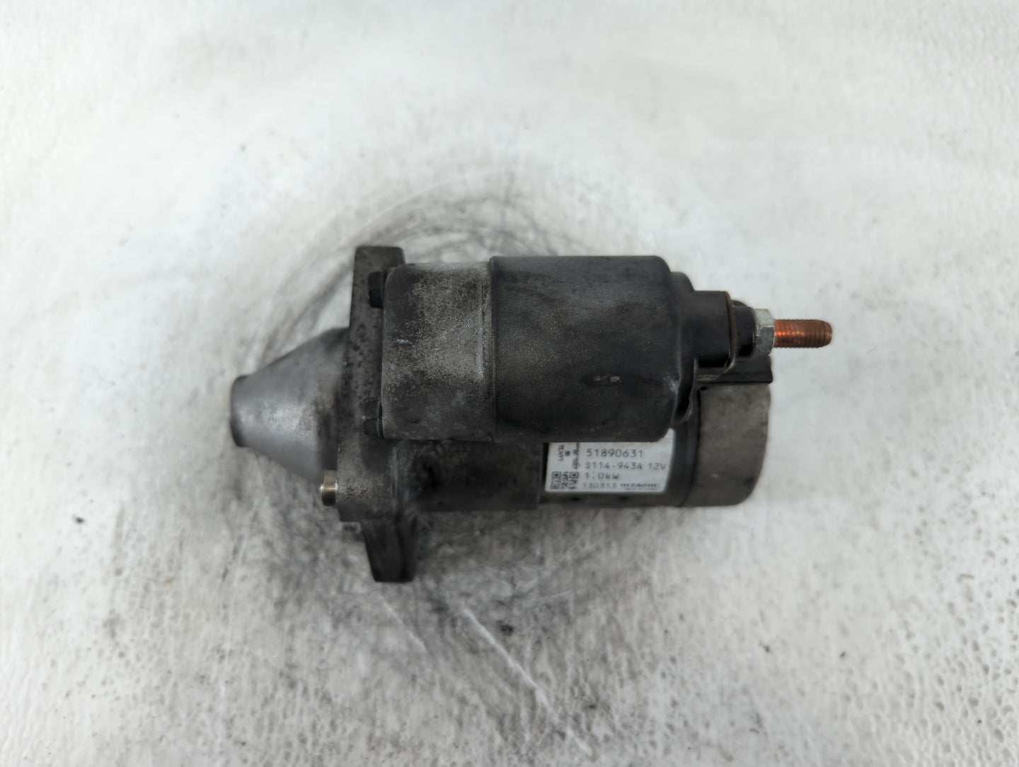 2014-2017 Fiat 500 Car Starter Motor Solenoid OEM P/N:51890631 82329 C489 Fits Fits 2014 2015 2016 2017 2018 OEM Used Auto P