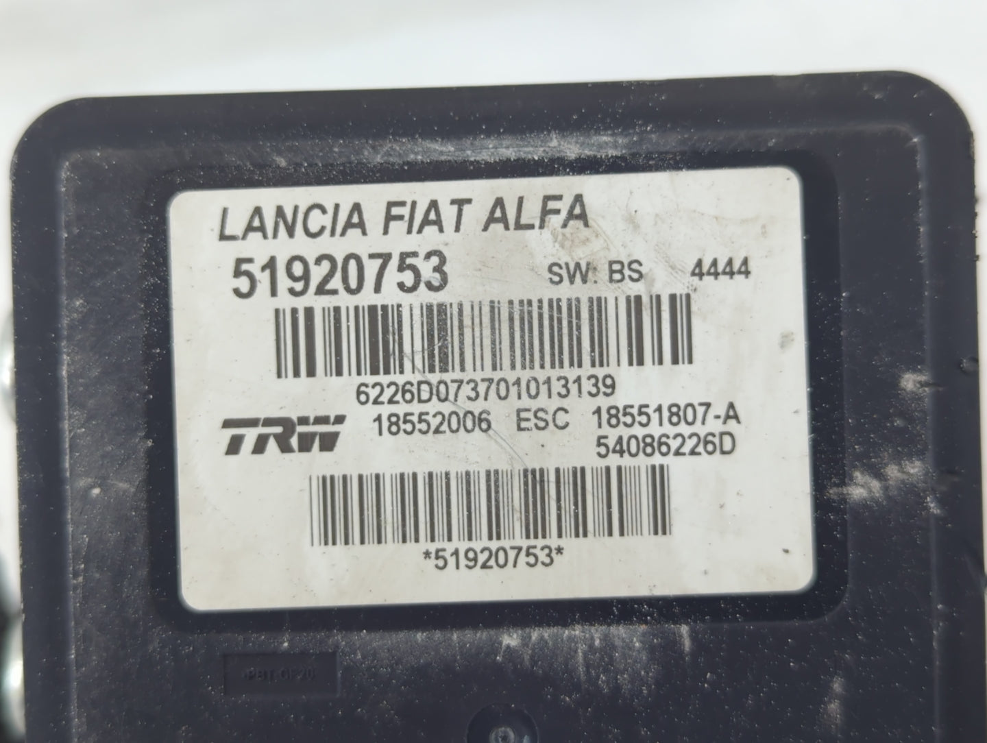 2014 Fiat 500 ABS Pump Control Module Replacement P/N:51920753 Fits OEM Used Auto Parts - Oemusedautoparts1.com