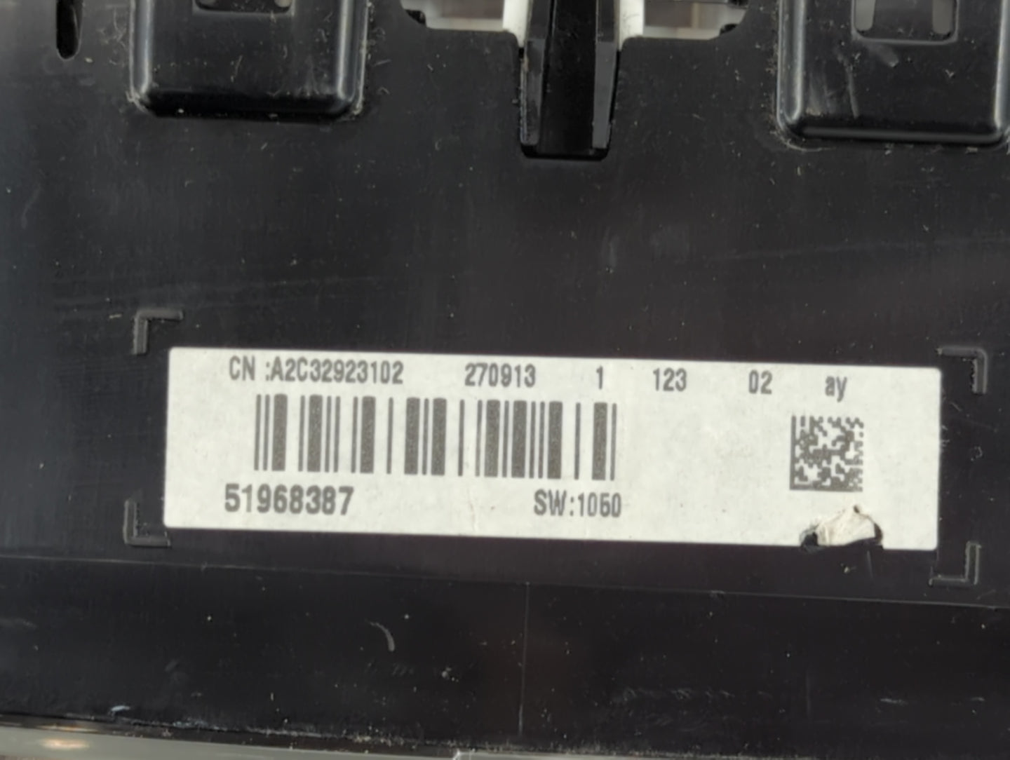 2014 Fiat 500 Instrument Cluster Speedometer Gauges P/N:A2C32923102 Fits OEM Used Auto Parts - Oemusedautoparts1.com