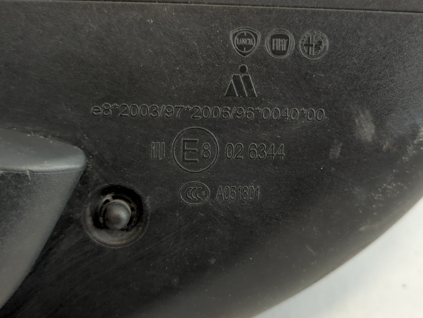 2014 Fiat 500 Passenger Side View Mirror - Right Door Mirror OEM Used - Oemusedautoparts1.com
