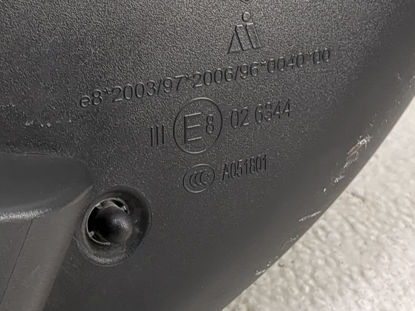 2014 Fiat 500l Passenger Side View Mirror - Right Door Mirror OEM Used - Oemusedautoparts1.com