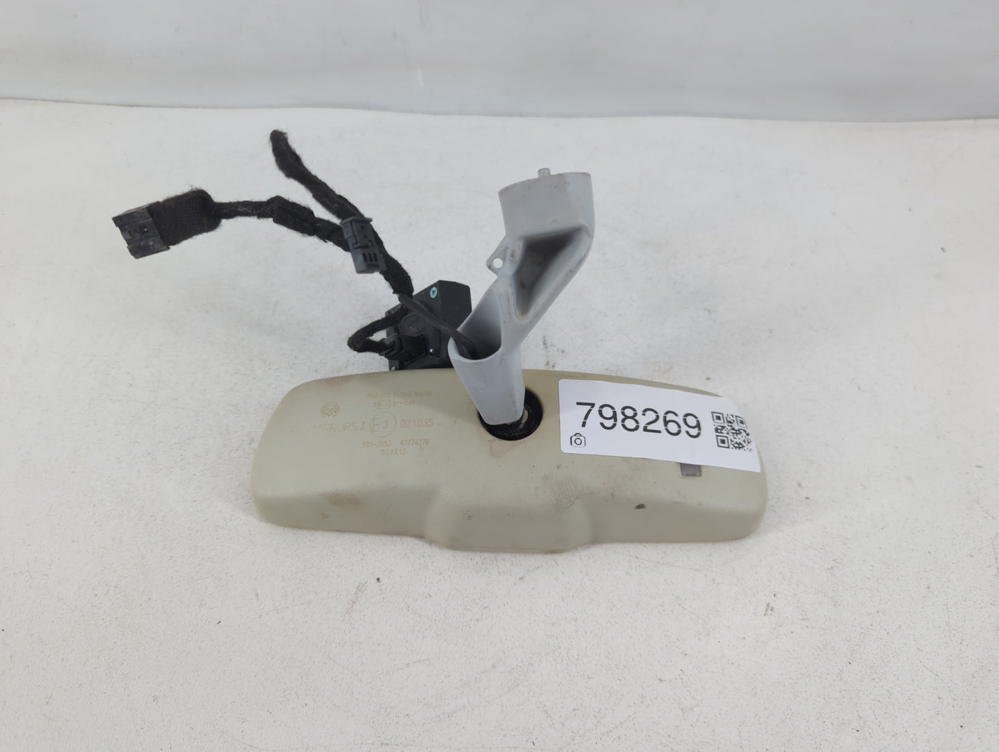 2014 Fiat 500l Interior Rear View Mirror Replacement OEM P/N:43774276 905-3553 Fits OEM Used Auto Parts - Oemusedautoparts1.
