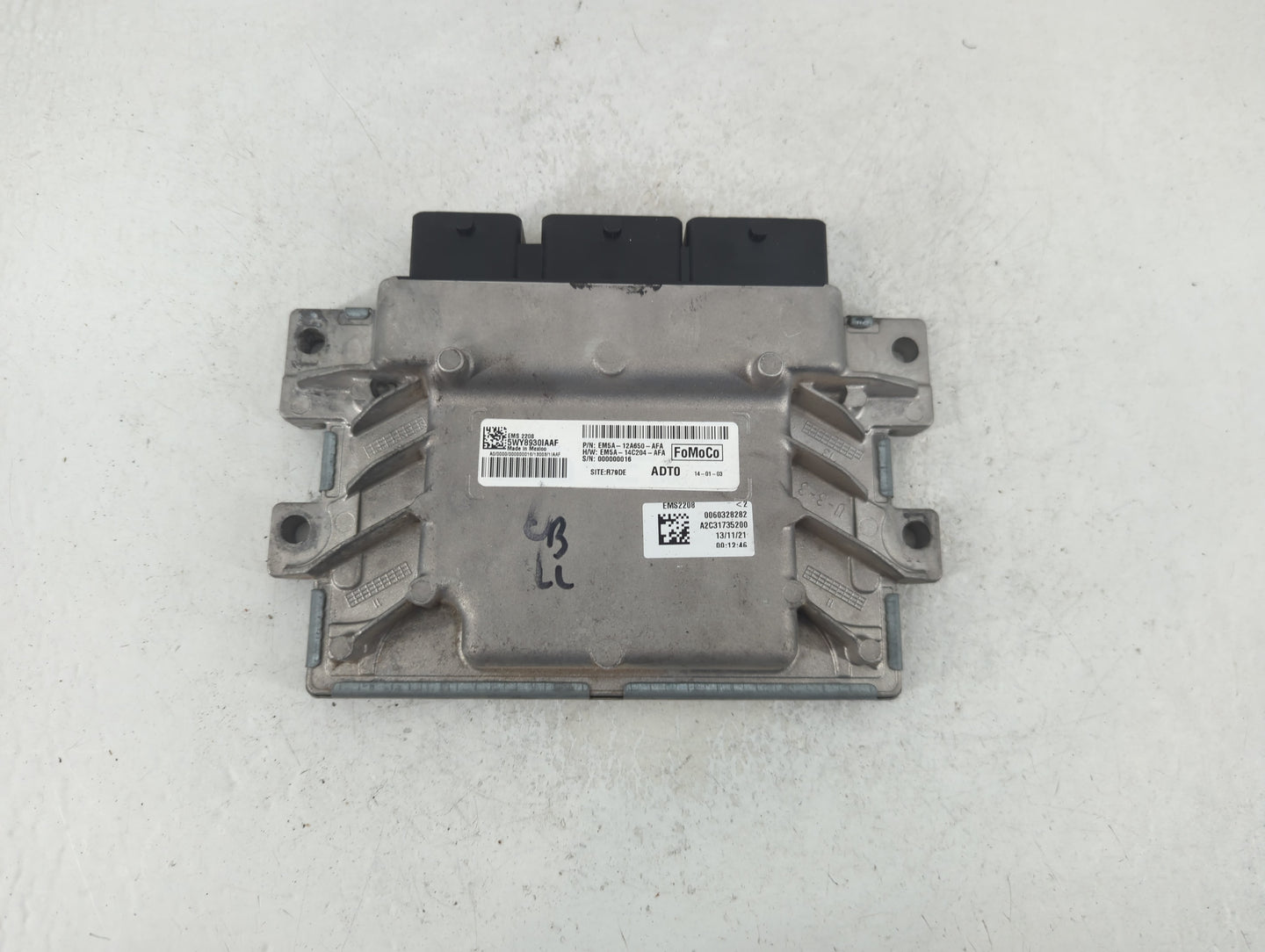 2014-2016 Ford C-Max PCM Engine Control Computer ECU ECM PCU OEM P/N:EM5A-12A650-AFA Fits Fits 2014 2015 2016 OEM Used Auto 