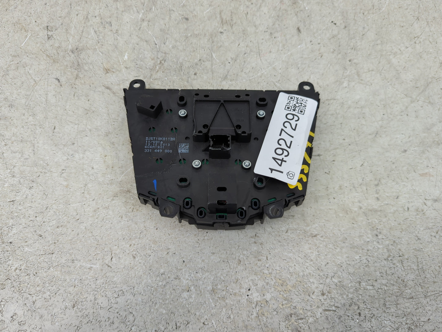2013-2016 Ford C-max Radio Control Panel 1492729 - Oemusedautoparts1.com