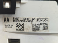 2014 Ford C-Max Instrument Cluster Speedometer Gauges P/N:EM5T-10849-AA Fits OEM Used Auto Parts - Oemusedautoparts1.com