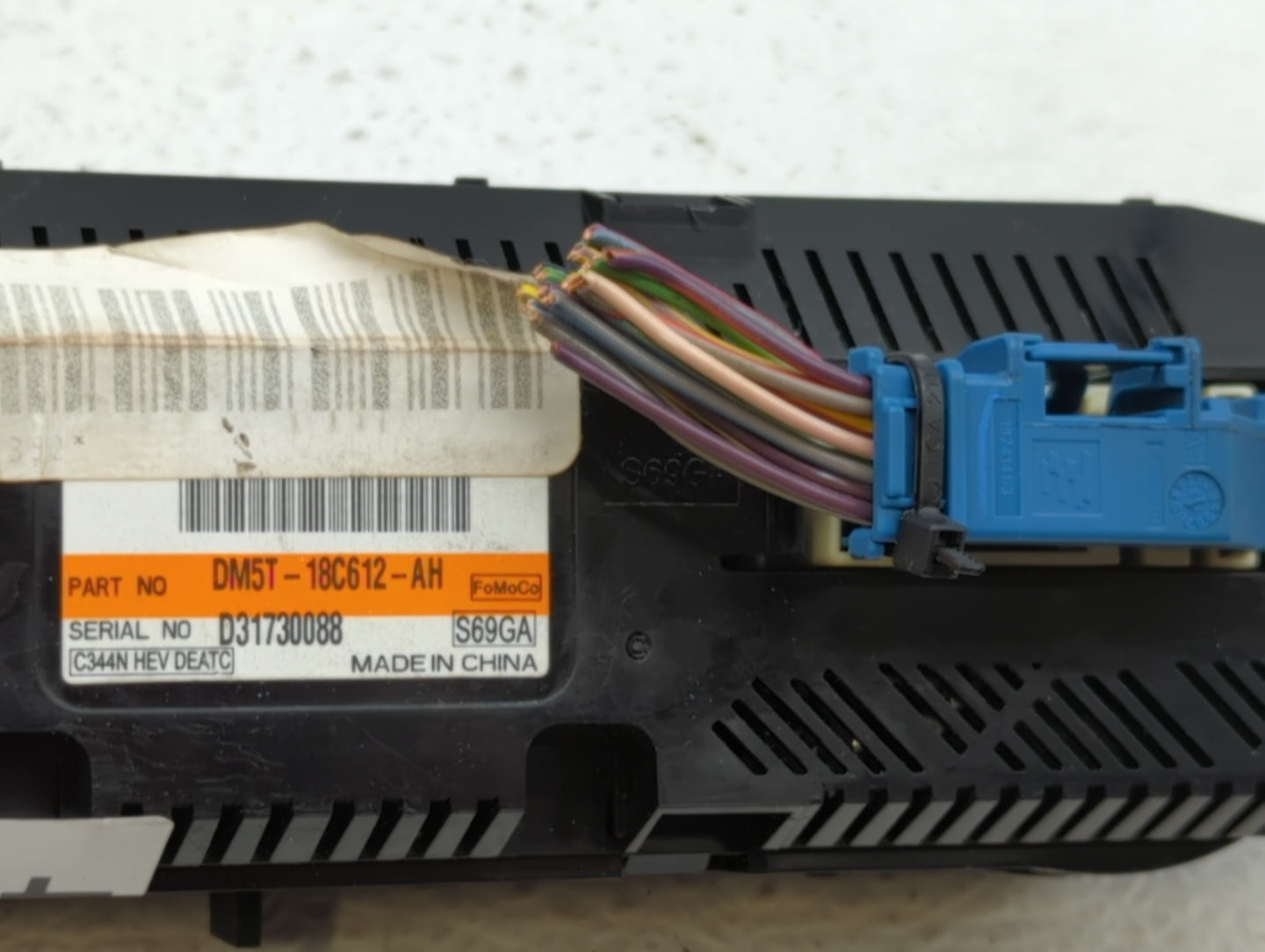 2013-2016 Ford C-Max Climate Control Module Temperature AC/Heater Replacement P/N:DM5T-18C612-AH Fits Fits 2013 2014 2015 20