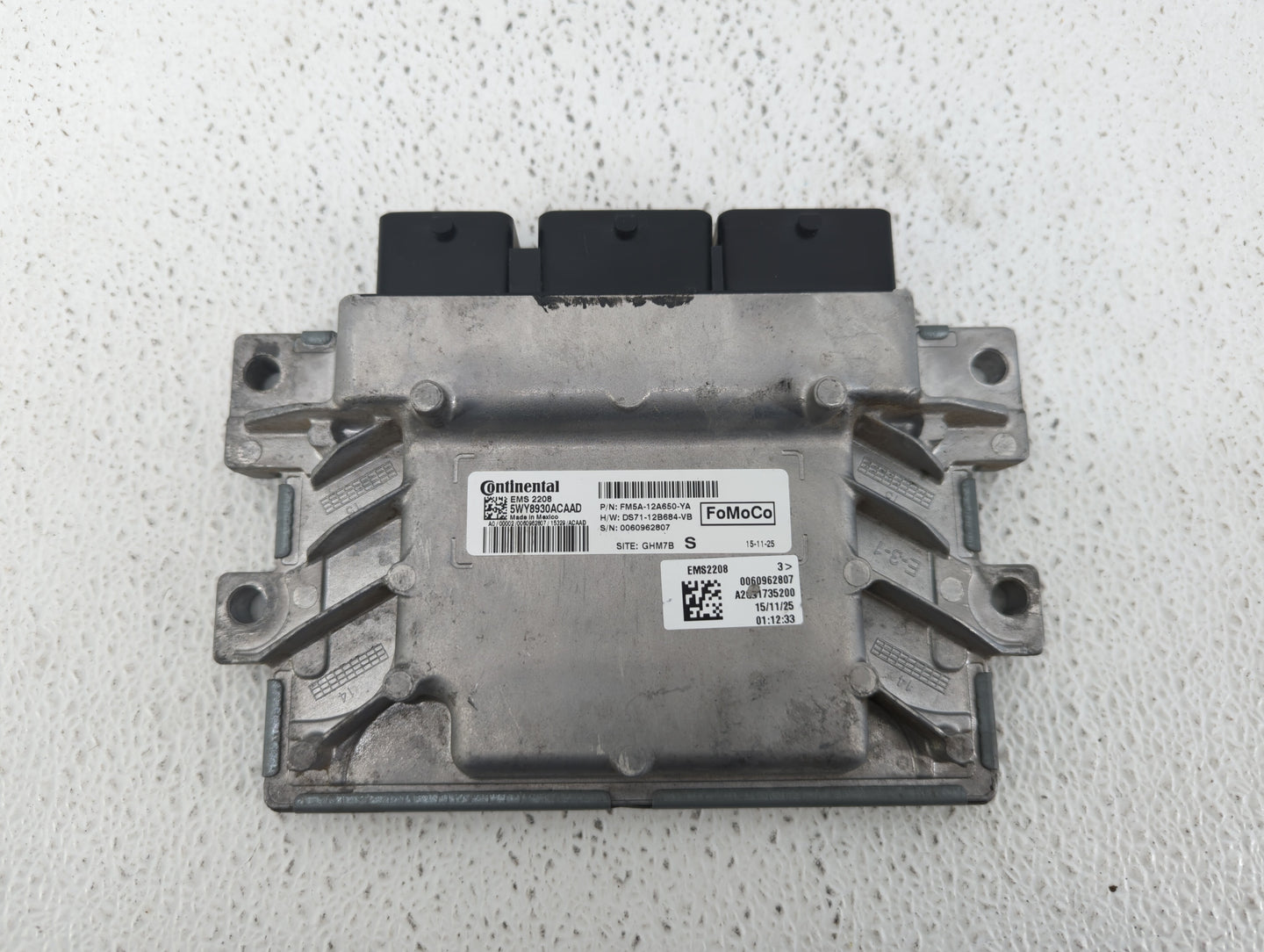 2014-2016 Ford C-Max PCM Engine Control Computer ECU ECM PCU OEM P/N:FM5A-12A650-YA EM5A-12A650-AEA Fits Fits 2014 2015 2016
