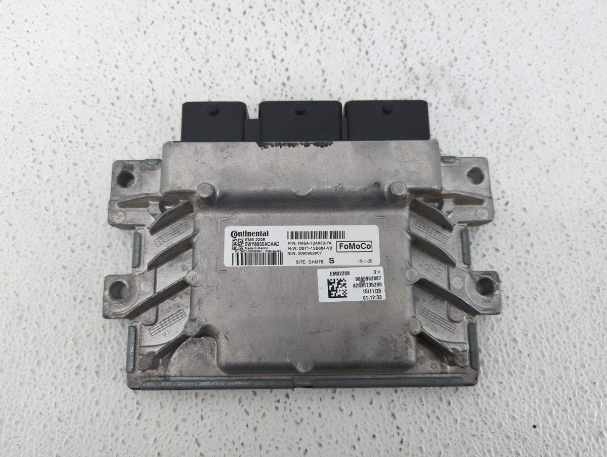 2014-2016 Ford C-Max PCM Engine Control Computer ECU ECM PCU OEM P/N:FM5A-12A650-YA EM5A-12A650-AEA Fits 2014 2015 2016 OEM 