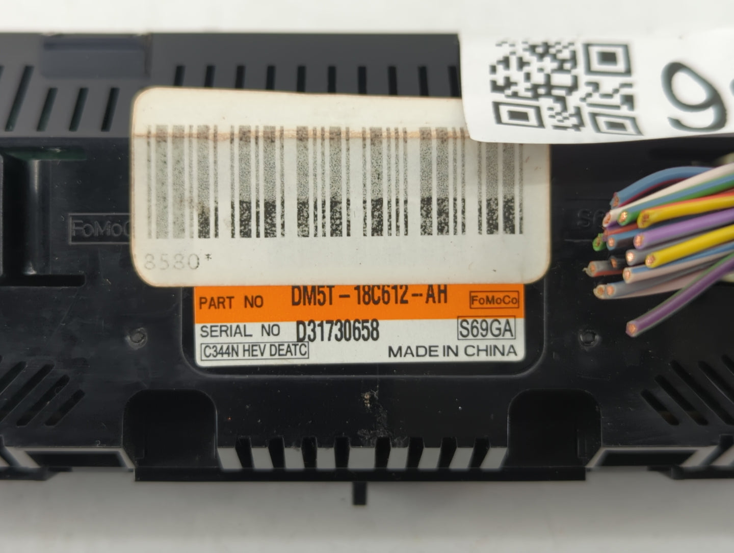 2013-2016 Ford C-Max Climate Control Module Temperature AC/Heater Replacement P/N:DM5T-18C612-AH Fits Fits 2013 2014 2015 20