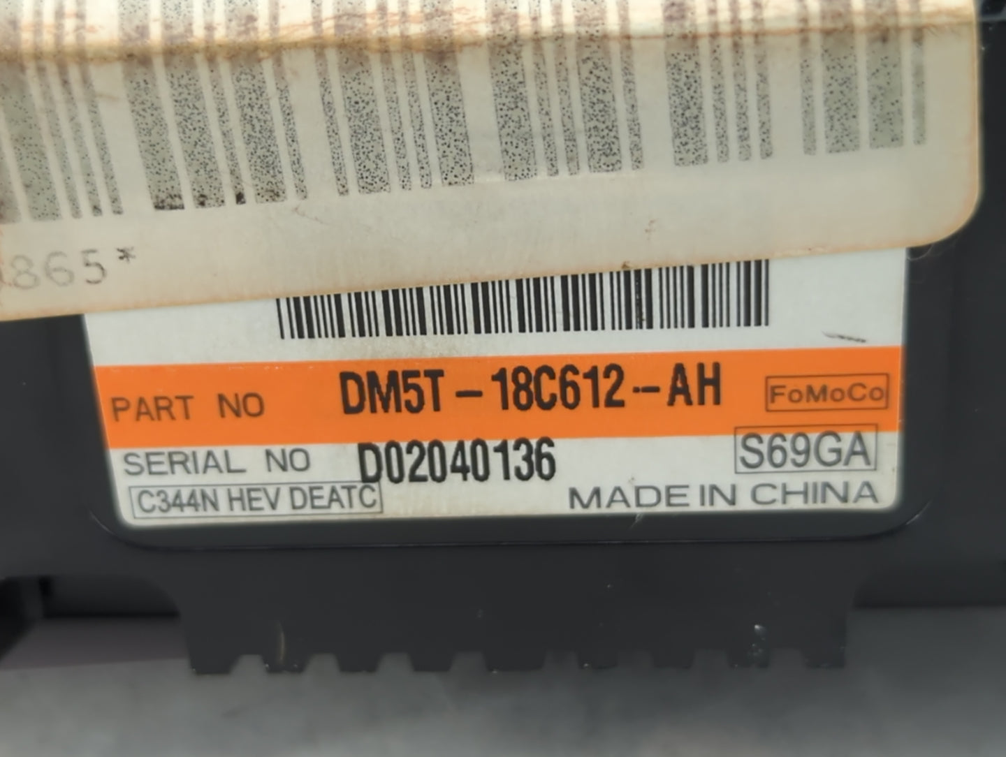 2013-2016 Ford C-Max Climate Control Module Temperature AC/Heater Replacement P/N:DM5T-18C612-AH Fits Fits 2013 2014 2015 20