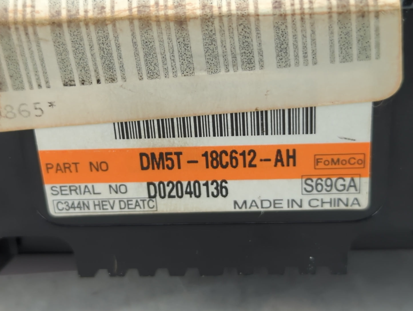 2013-2016 Ford C-Max Climate Control Module Temperature AC/Heater Replacement P/N:DM5T-18C612-AH Fits Fits 2013 2014 2015 20