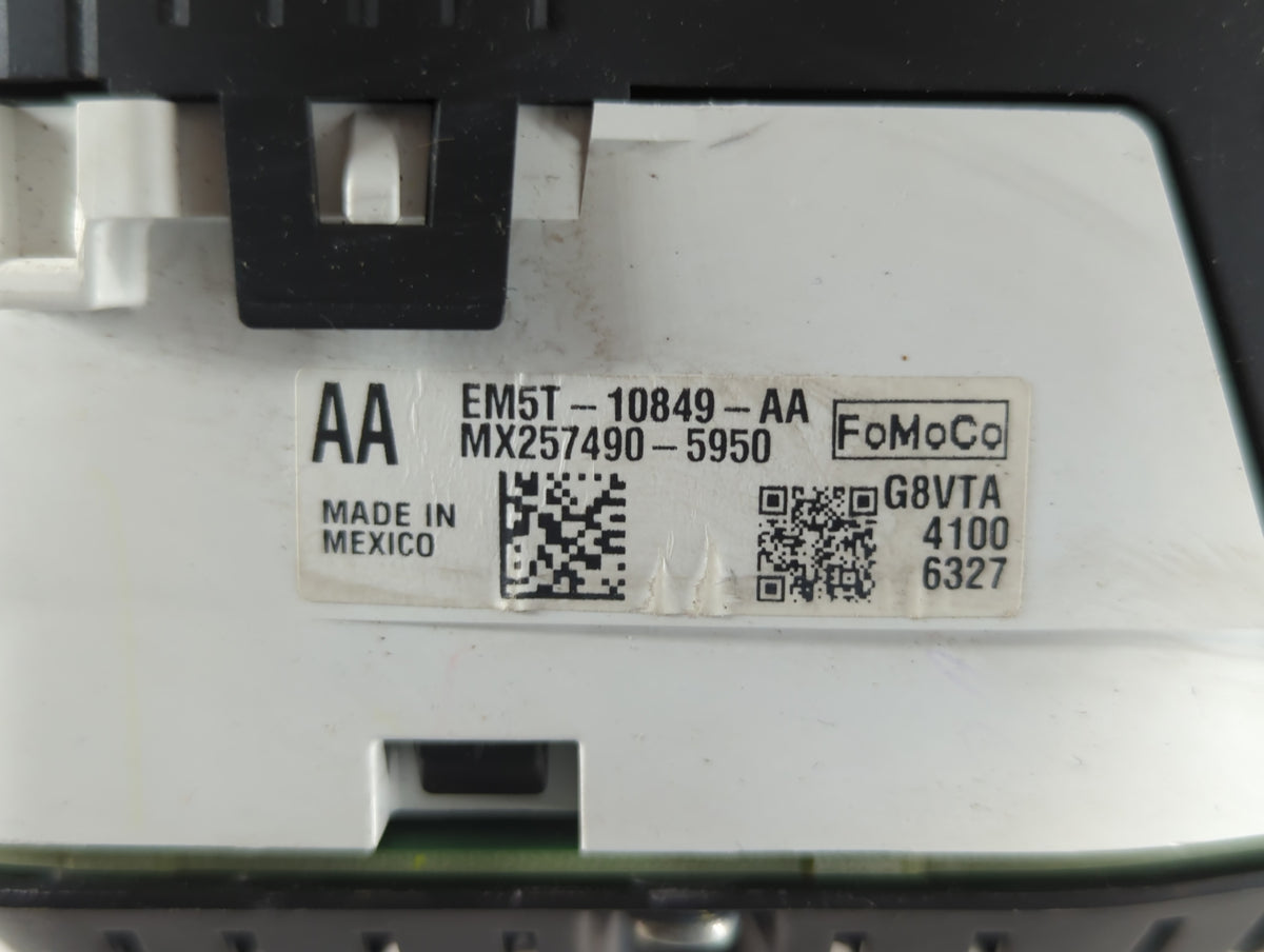 2014 Ford C-Max Instrument Cluster Speedometer Gauges P/N:EM5T-10849-AA Miles:59K Fits OEM Used Auto Parts - Oemusedautopart