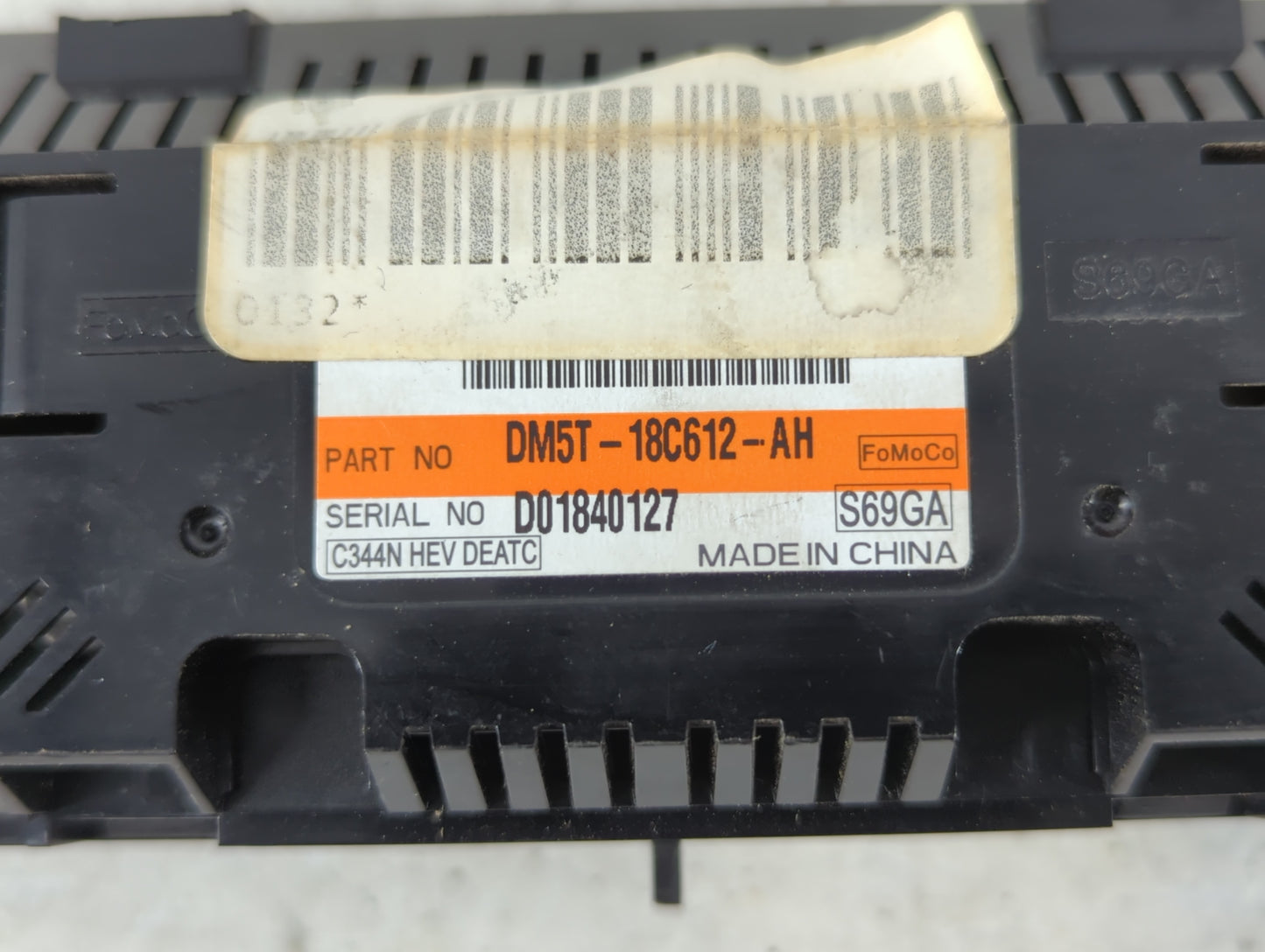 2013-2016 Ford C-Max Climate Control Module Temperature AC/Heater Replacement P/N:DM5T-18C612-AH Fits Fits 2013 2014 2015 20