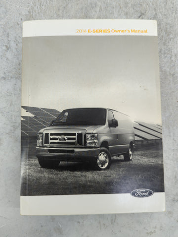 2014 Ford E-Series Owners Manual Book Guide P/N:EC2J19A321AA OEM Used Auto Parts - Oemusedautoparts1.com