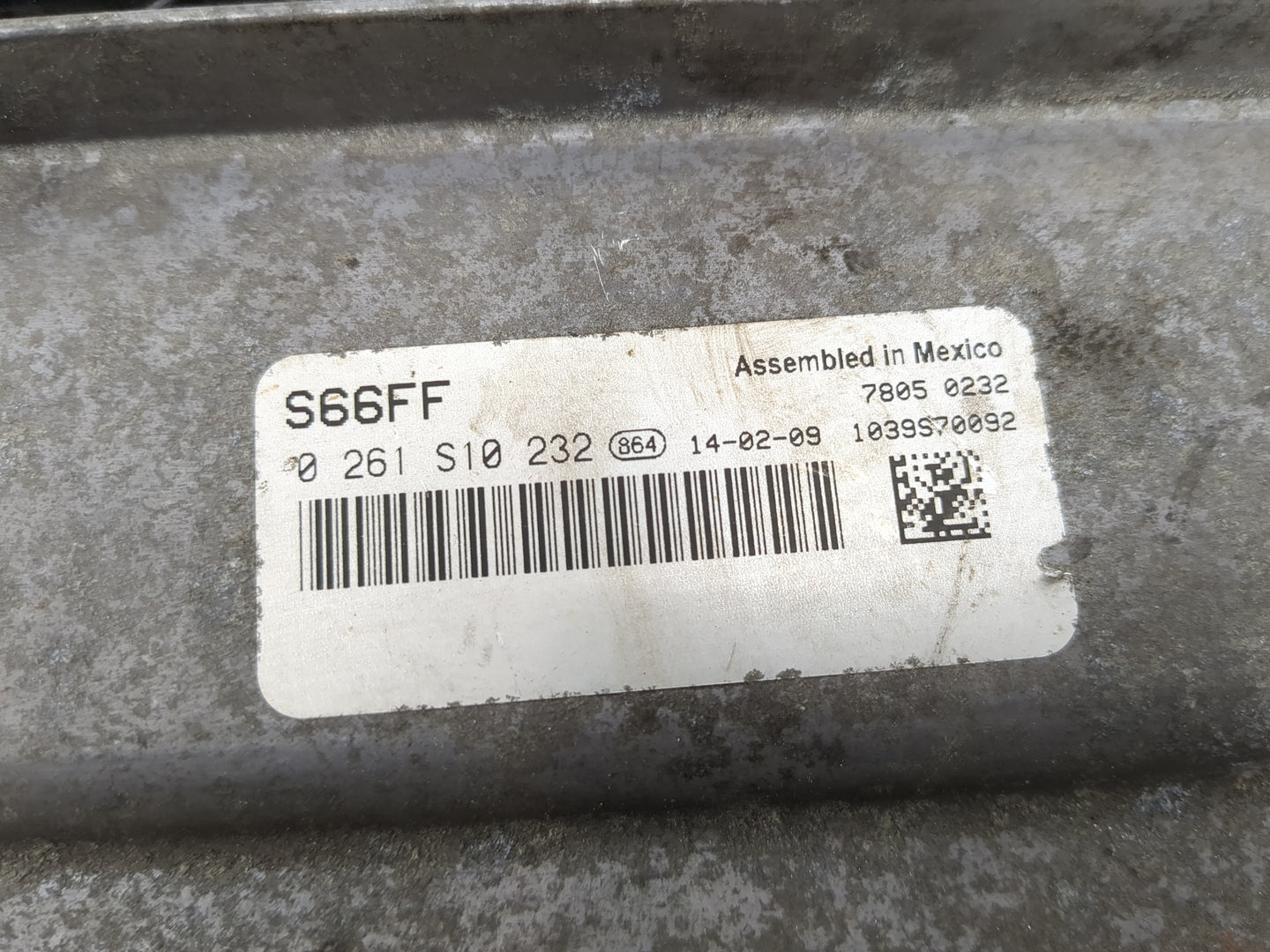 2014 Ford E250 PCM Engine Control Computer ECU ECM PCU OEM P/N:DC2A-12A650-ED 9C2A-12B684-AE, 0261S10232 Fits Fits 2013 OEM 