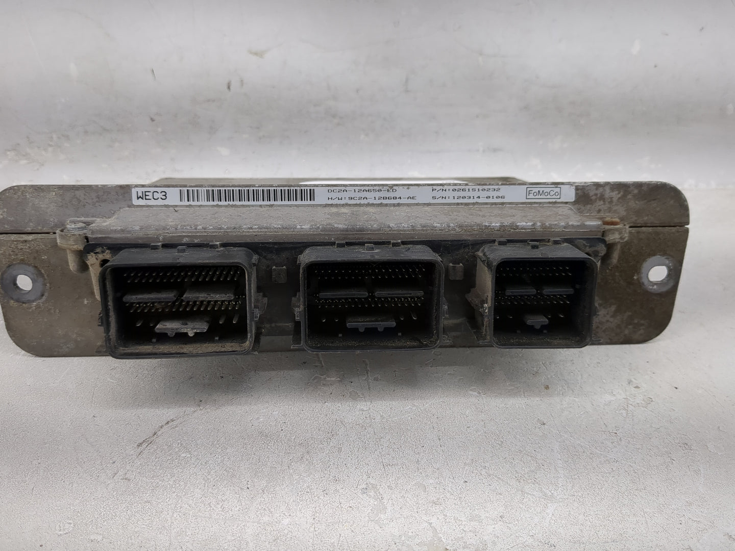 2014 Ford E250 PCM Engine Control Computer ECU ECM PCU OEM P/N:DC2A-12A650-ED 9C2A-12B684-AE, 0261S10232 Fits Fits 2013 OEM 