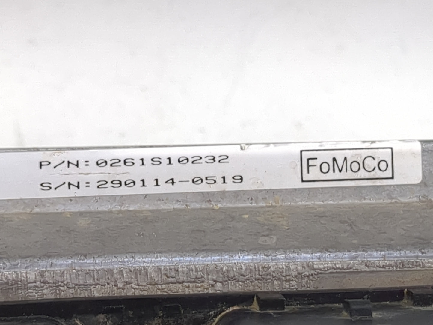 2014 Ford E250 PCM Engine Control Computer ECU ECM PCU OEM P/N:0261S10232 Fits Fits 2013 OEM Used Auto Parts - Oemusedautopa
