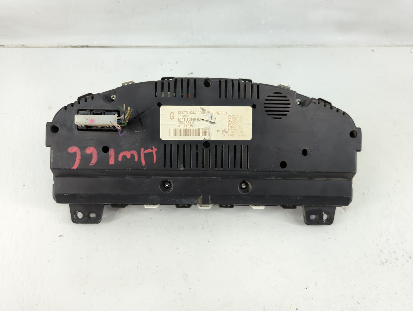 2014 Ford Edge Instrument Cluster Speedometer Gauges P/N:ET4T-10849-GJ Fits OEM Used Auto Parts - Oemusedautoparts1.com