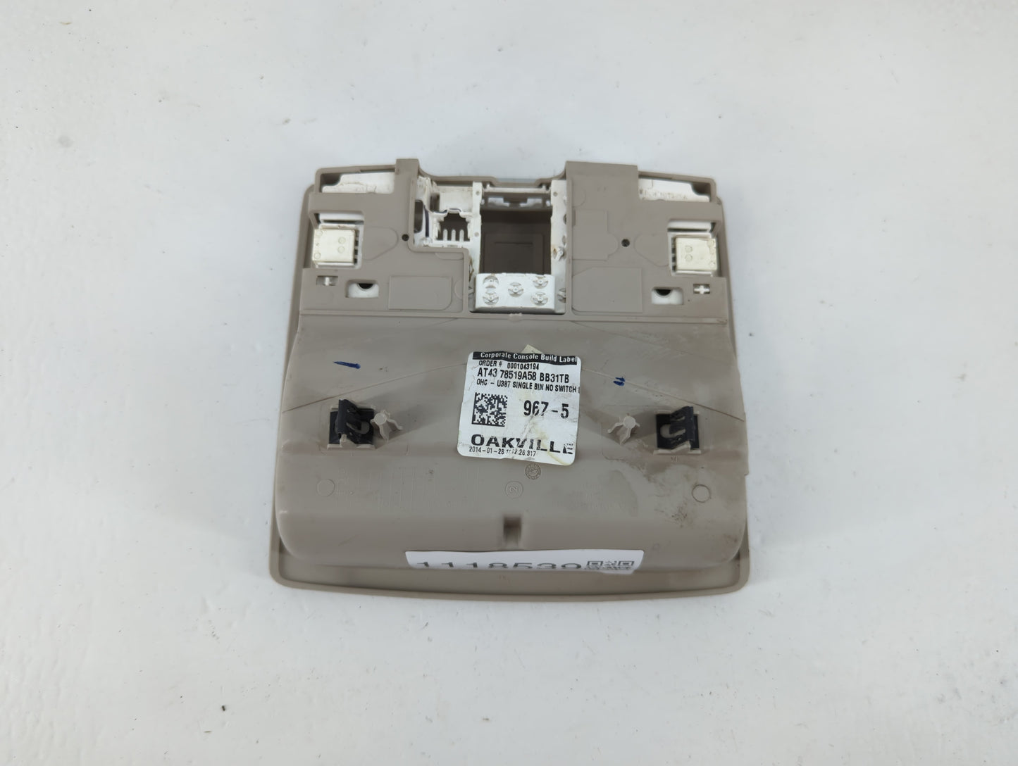 2009-2014 Ford Edge Overhead Roof Console 1118539 - Oemusedautoparts1.com
