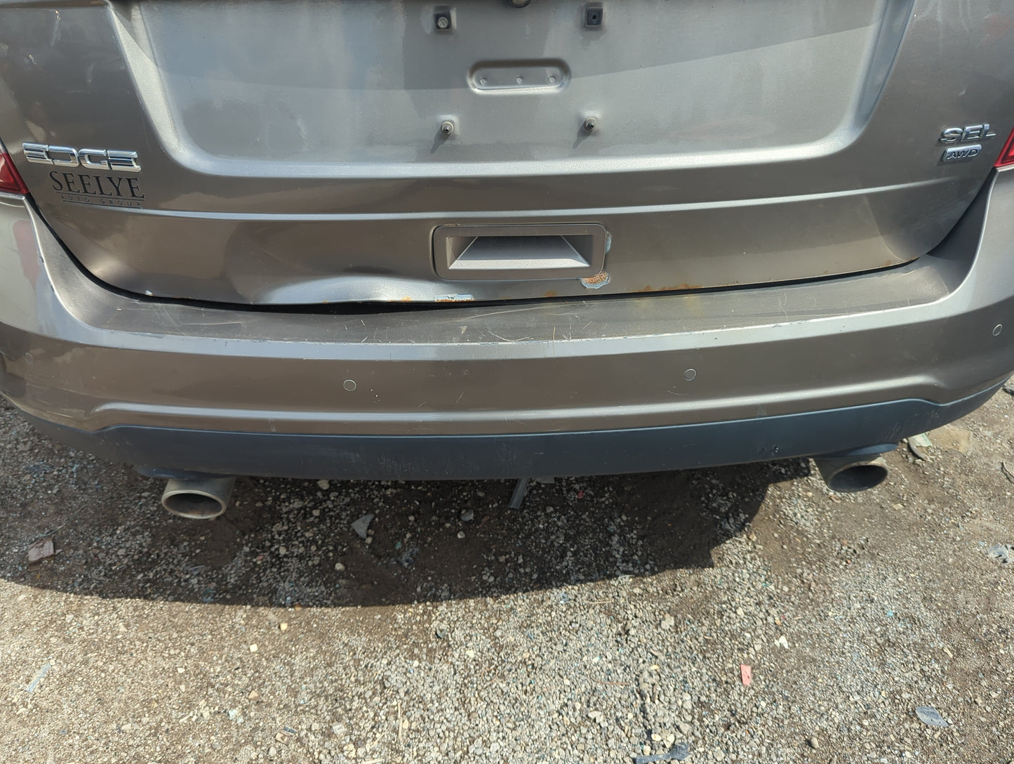 2011-2014 Ford Edge Rear Bumper Assembly Oem - Oemusedautoparts1.com