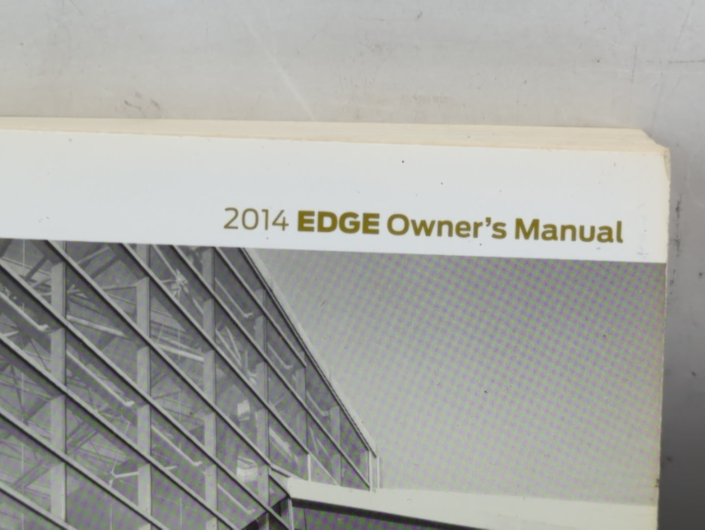 2014 Ford Edge Owners Manual Book Guide P/N:ET4J 19A321 AA OEM Used Auto Parts - Oemusedautoparts1.com