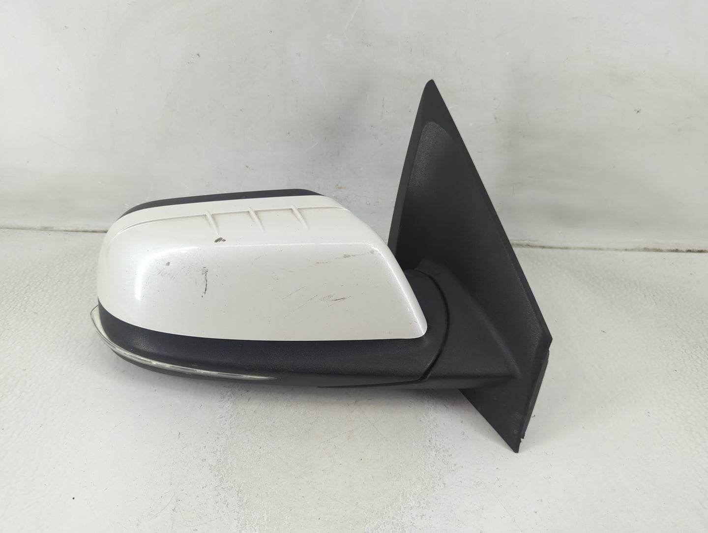 2013-2014 Ford Edge Passenger Right Side View Manual Door Mirror White - Oemusedautoparts1.com