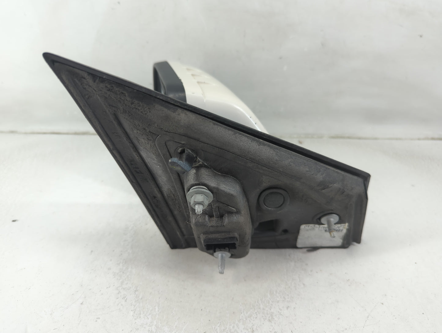 2013-2014 Ford Edge Driver Left Side View Manual Door Mirror White - Oemusedautoparts1.com