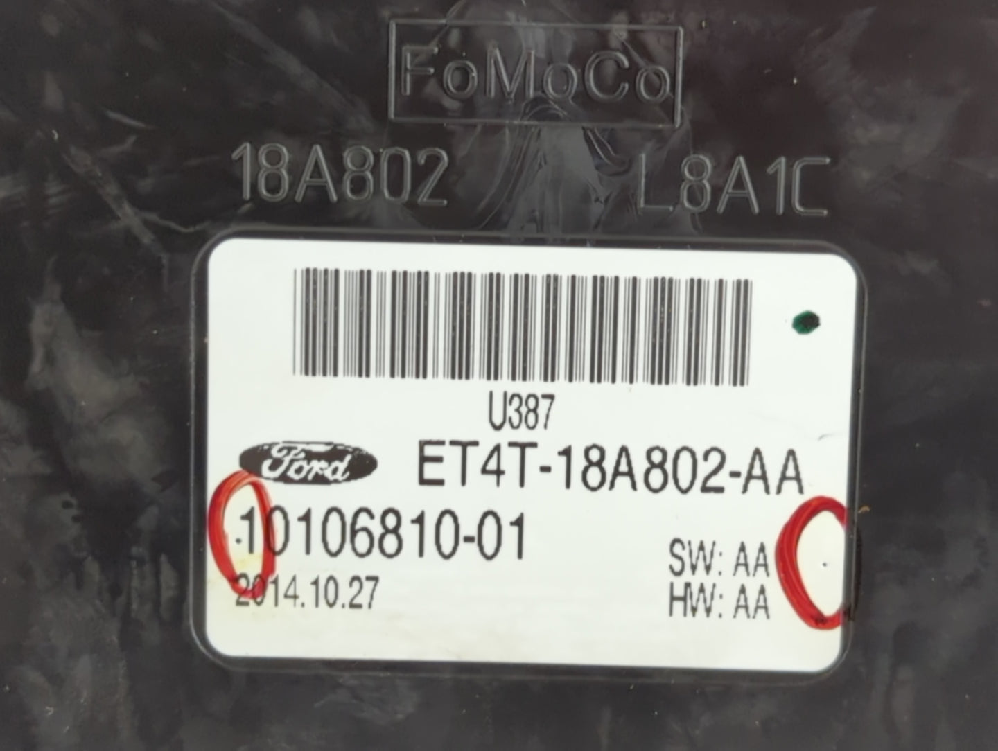 2014 Ford Edge Radio AM FM Cd Player Receiver Replacement P/N:ET4T-18A802-AA Fits OEM Used Auto Parts - Oemusedautoparts1.co