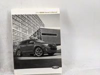 2014 Ford Edge Owners Manual Book Guide P/N:ET4J19A321AA OEM Used Auto Parts - Oemusedautoparts1.com
