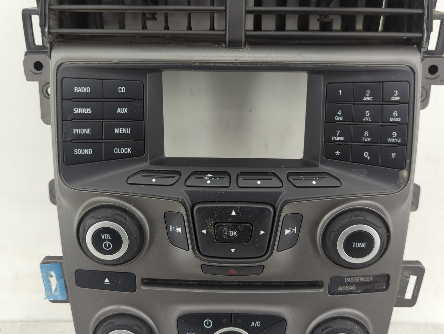 2014 Ford Edge Radio AM FM Cd Player Receiver Replacement P/N:ET4T-18A802-AA Fits OEM Used Auto Parts - Oemusedautoparts1.co