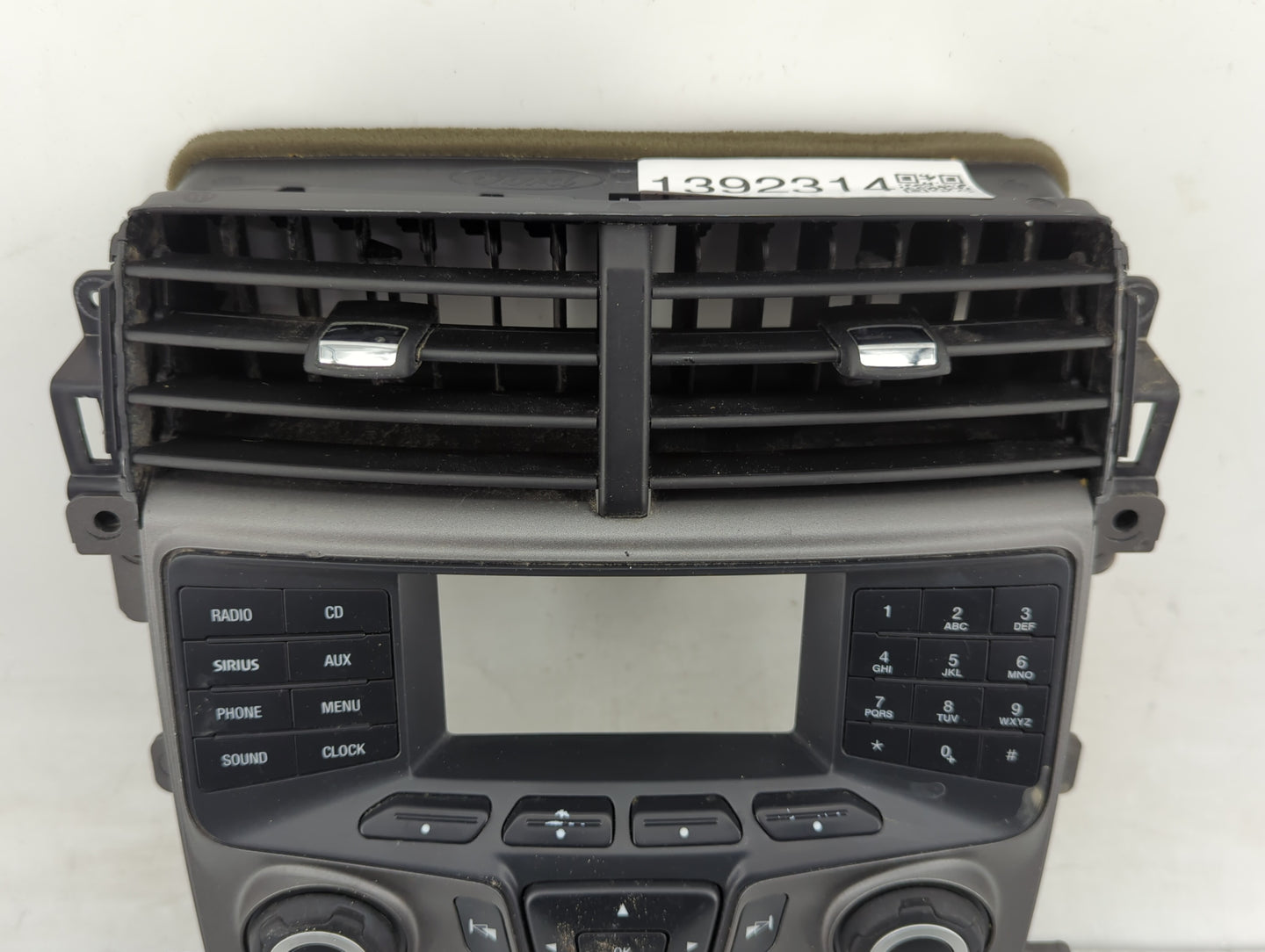 2014 Ford Edge Radio AM FM Cd Player Receiver Replacement P/N:ET4T-18A802-AA Fits OEM Used Auto Parts - Oemusedautoparts1.co