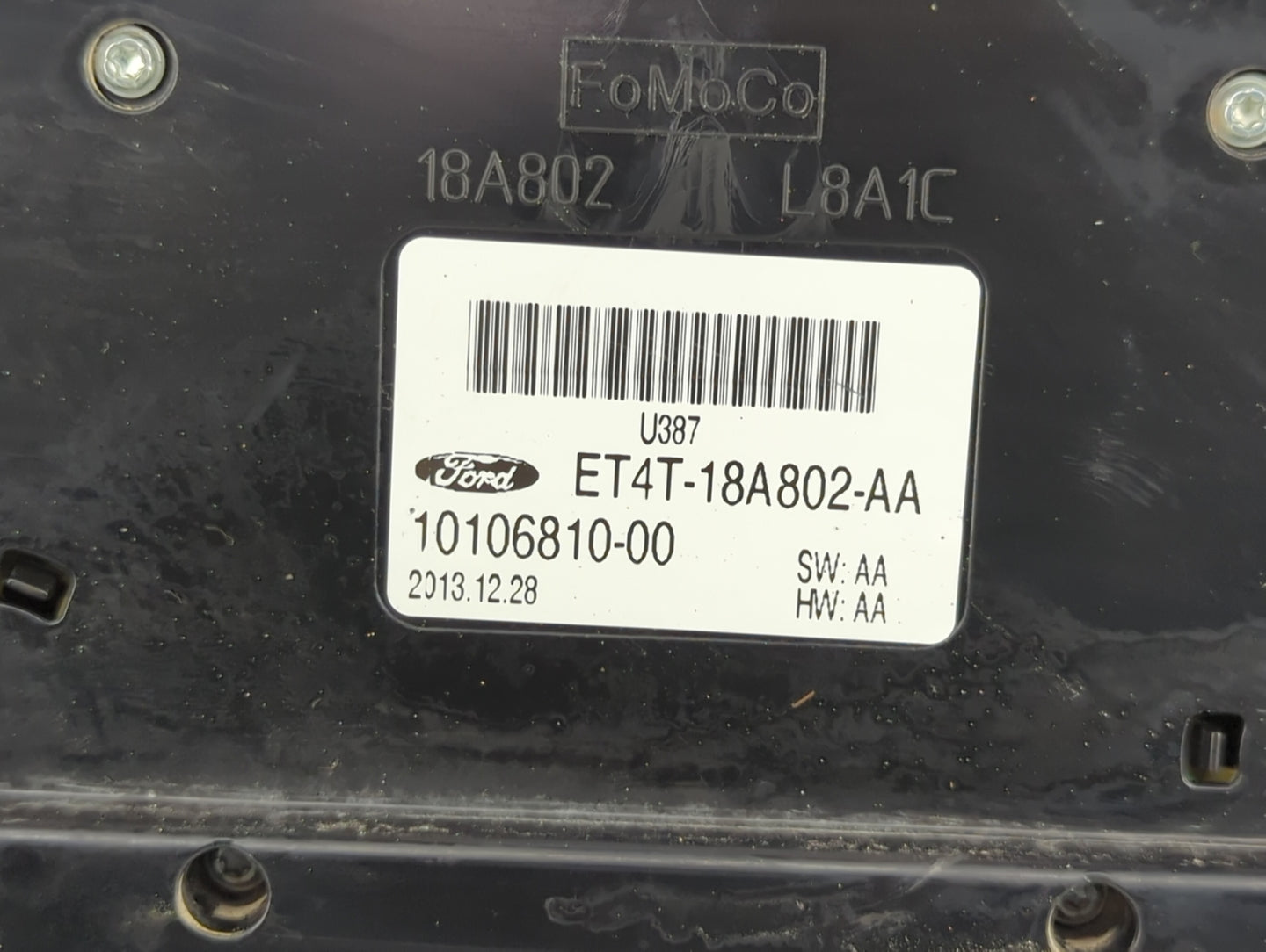 2014 Ford Edge Radio AM FM Cd Player Receiver Replacement P/N:ET4T-18A802-AA Fits OEM Used Auto Parts - Oemusedautoparts1.co