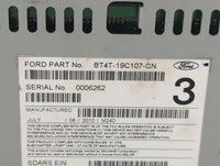 2011-2014 Ford Edge Radio AM FM Cd Player Receiver Replacement P/N:BT4T-19C107-CN Fits Fits 2011 2012 2013 2014 OEM Used Aut