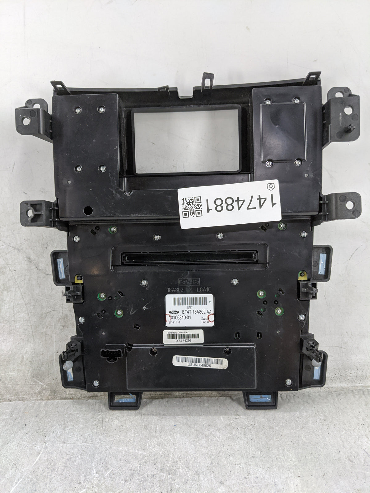 2014 Ford Edge Climate Control Module Temperature AC/Heater Replacement P/N:ET4T-18A802-AA 10106810-01 Fits OEM Used Auto Pa