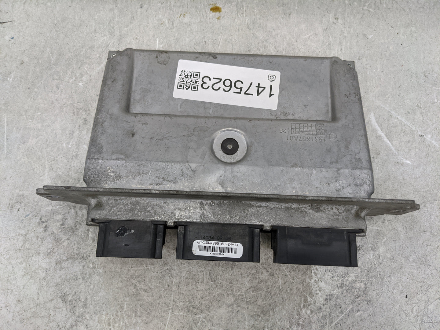 2013-2014 Ford Edge PCM Engine Control Computer ECU ECM PCU OEM P/N:1531657A01 6MXLDWAS00, 74824526 Fits Fits 2013 2014 OEM 