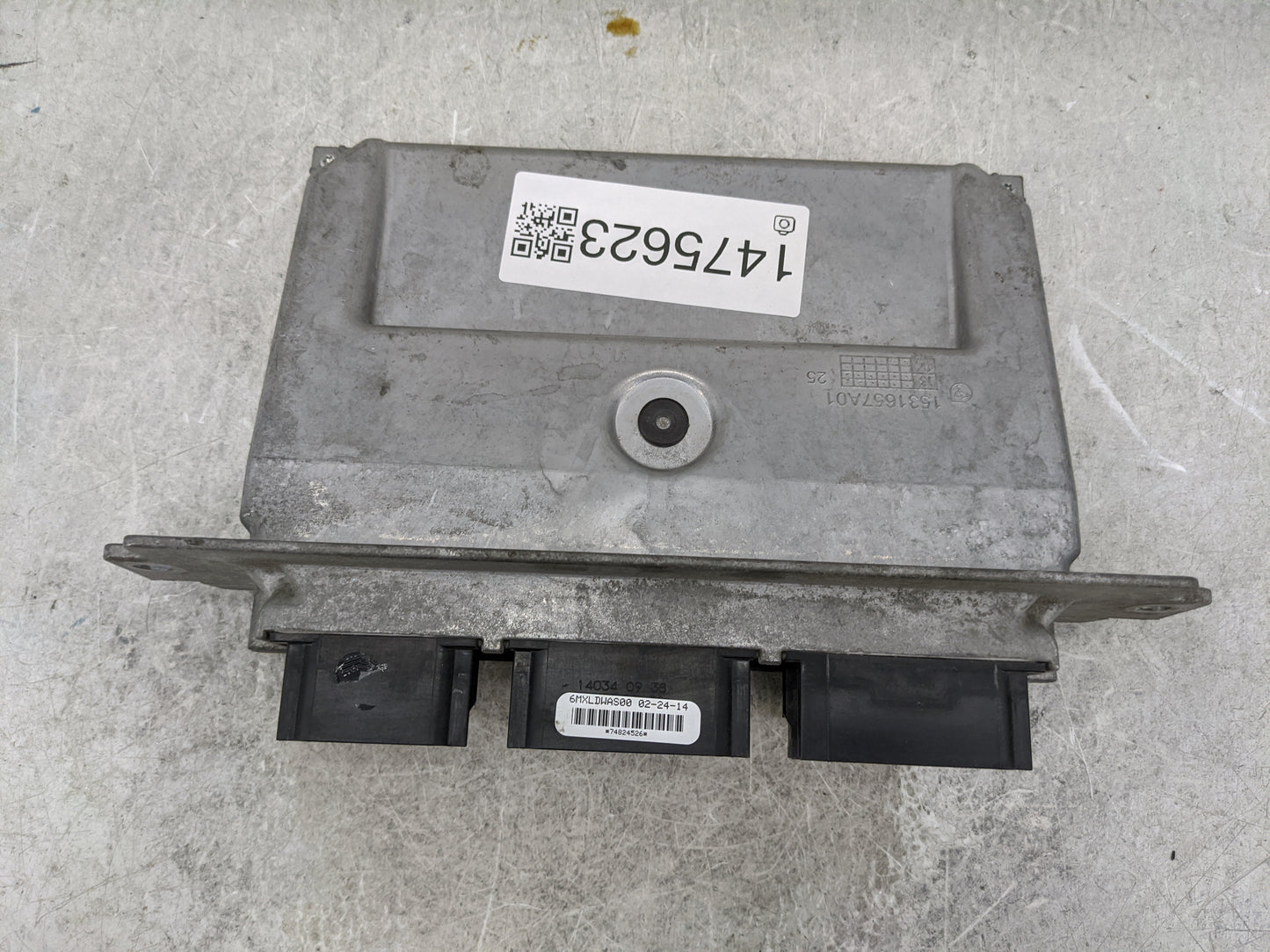2013-2014 Ford Edge PCM Engine Control Computer ECU ECM PCU OEM P/N:1531657A01 6MXLDWAS00, 74824526 Fits Fits 2013 2014 OEM 