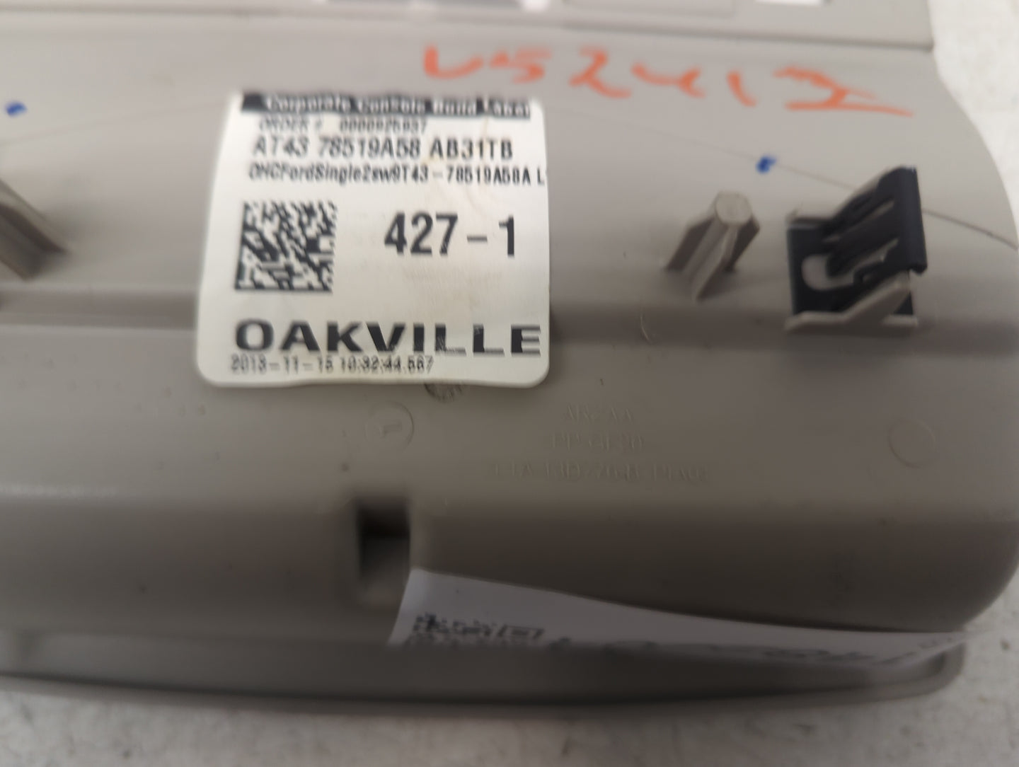 2009-2014 Ford Edge Overhead Roof Console Tan 1482904 - Oemusedautoparts1.com