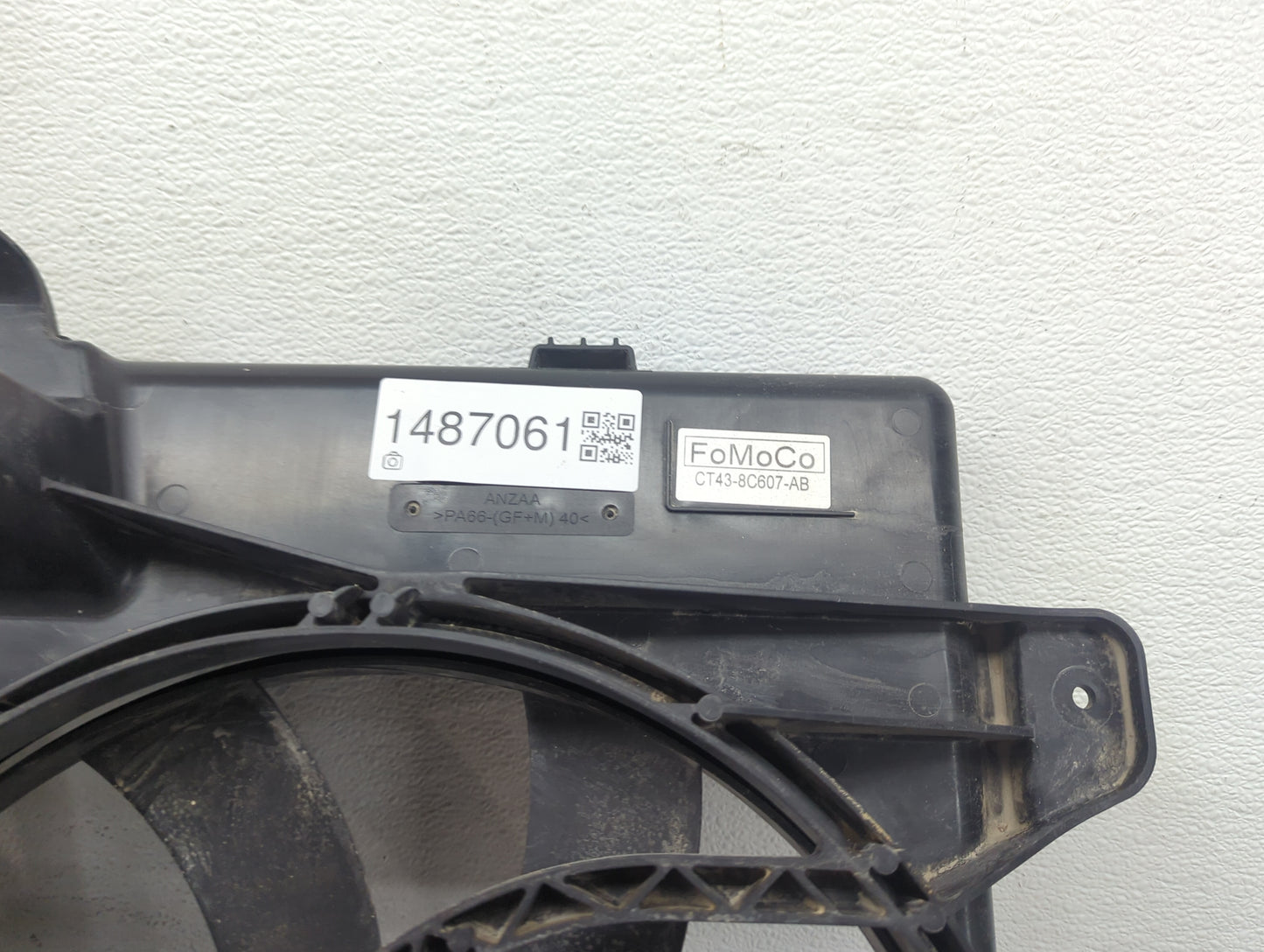2007-2014 Ford Edge Electric Radiator Cooling Fan Motor Assembly P/N:CT43-8C607-AB Fits OEM Used Auto Parts - Oemusedautopar