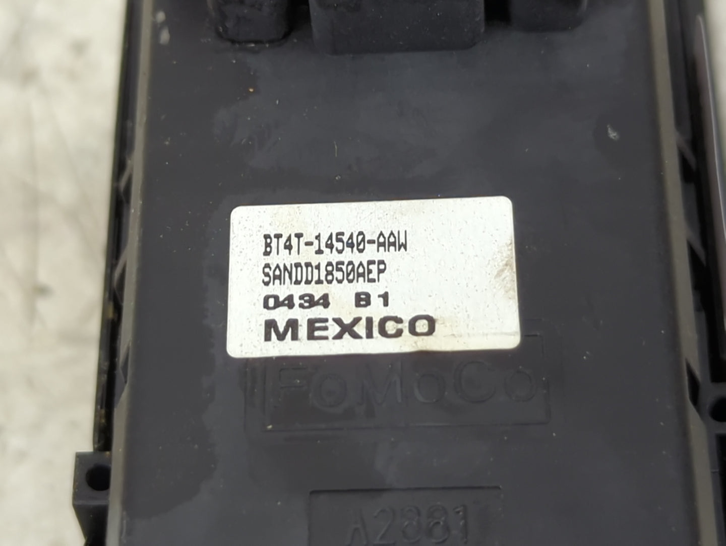 2011-2014 Ford Edge Master Power Window Switch Replacement Driver Side Left P/N:BT4T-14540-AAW SANDD1850AEP Fits OEM Used Au