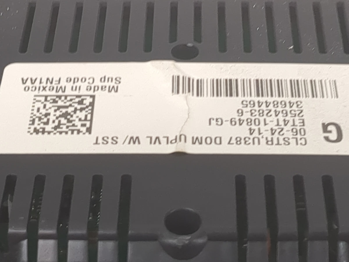 2014 Ford Edge Instrument Cluster Speedometer Gauges P/N:ET4T-10849-GJ 25642836 Miles: Fits OEM Used Auto Parts - Oemusedaut