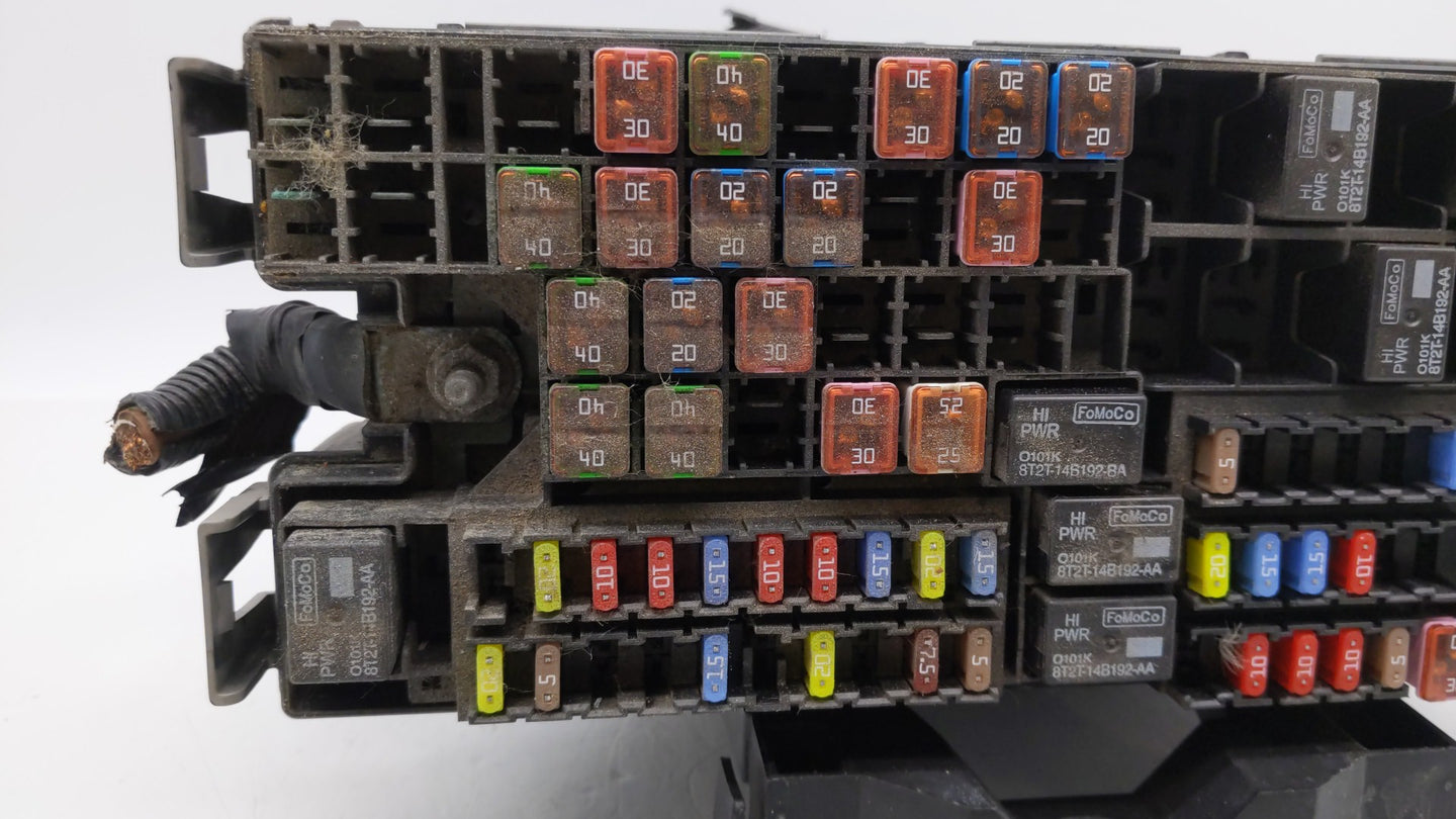 2012-2014 Ford Edge Fusebox Fuse Box Panel Relay Module P/N:BT4T-14A003-AA Fits Fits 2012 2013 2014 OEM Used Auto Parts - Oe