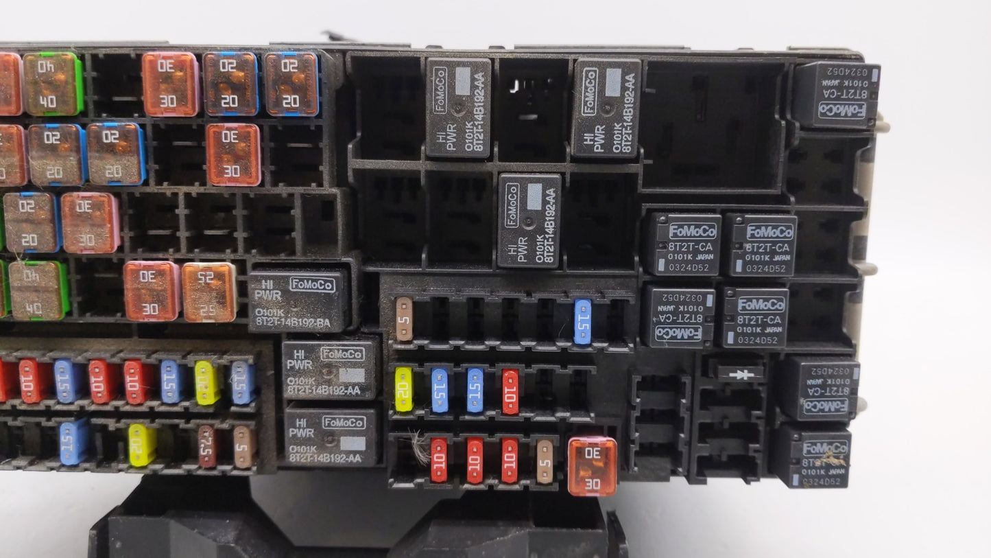2012-2014 Ford Edge Fusebox Fuse Box Panel Relay Module P/N:BT4T-14A003-AA Fits Fits 2012 2013 2014 OEM Used Auto Parts - Oe