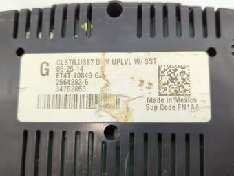 compare product 2014 Ford Edge Instrument Cluster Speedometer Gauges P/N:ET4T-10849-GL ET4T-10849-GJ Fits OEM Used Auto Parts