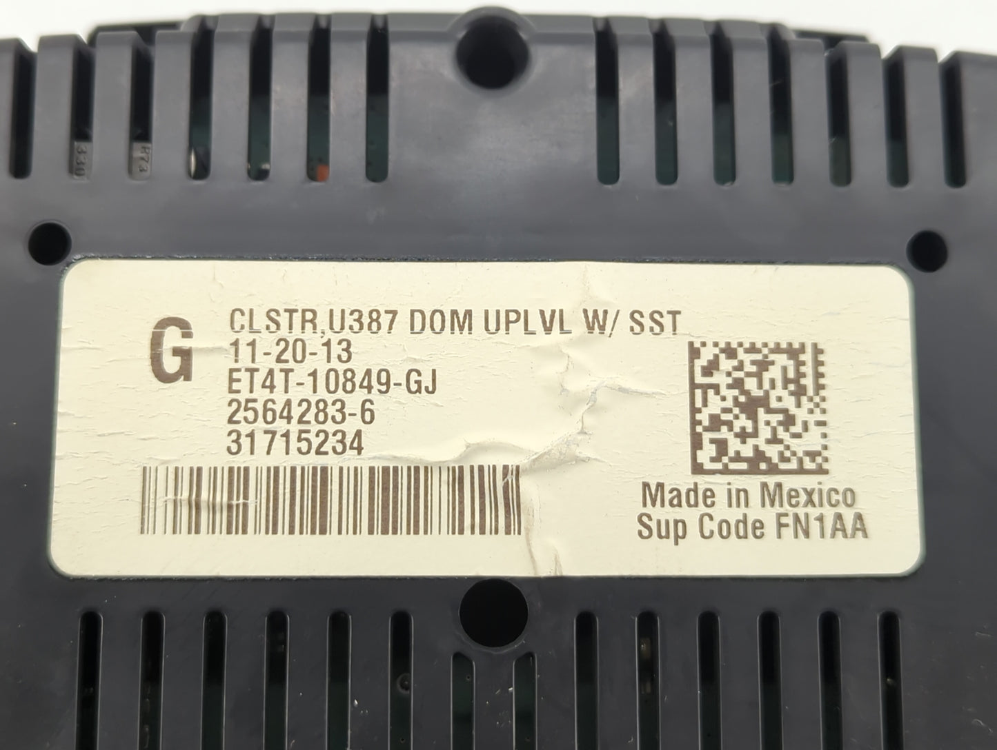 2014 Ford Edge Instrument Cluster Speedometer Gauges P/N:ET4T-10849-GJ ET4T-10849-GL Fits OEM Used Auto Parts - Oemusedautop