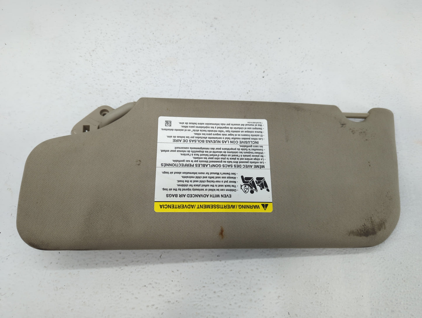 2011-2014 Ford Edge Sun Visor Shade Replacement Passenger Right Mirror Fits Fits 2011 2012 2013 2014 OEM Used Auto Parts - O