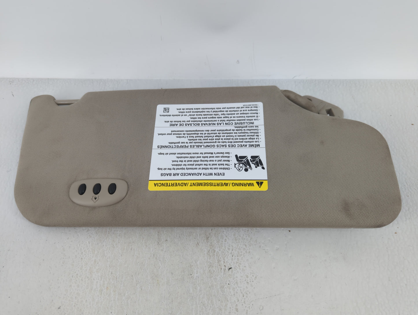 2011-2014 Ford Edge Sun Visor Shade Replacement Driver Left Mirror Fits Fits 2011 2012 2013 2014 OEM Used Auto Parts - Oemus