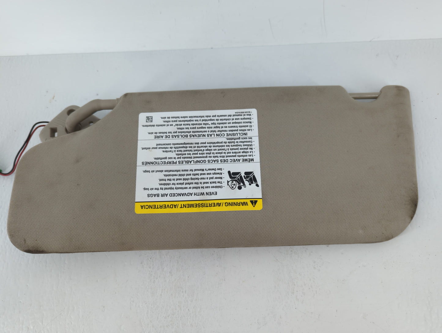 2011-2014 Ford Edge Sun Visor Shade Replacement Driver Left Mirror Fits Fits 2011 2012 2013 2014 OEM Used Auto Parts - Oemus